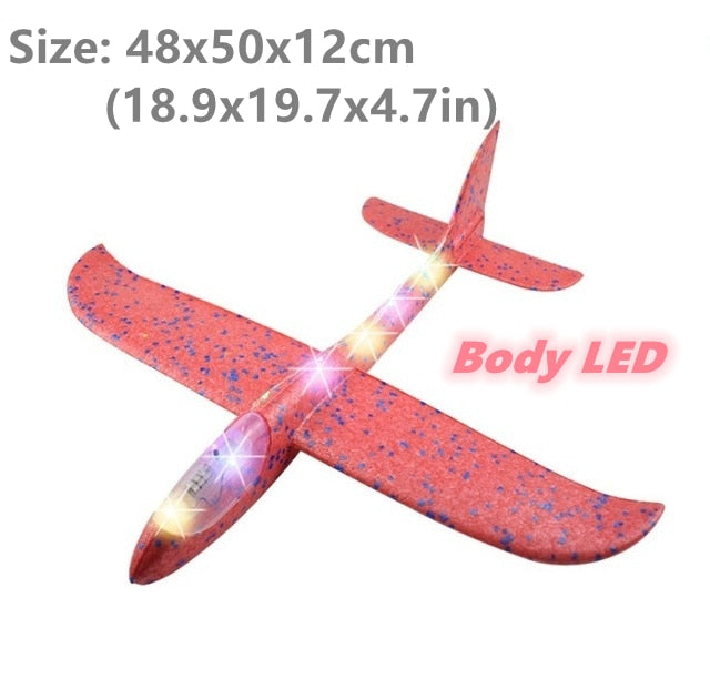 Avião com led infantil