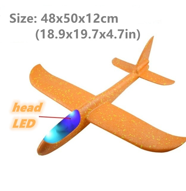 Avião com led infantil